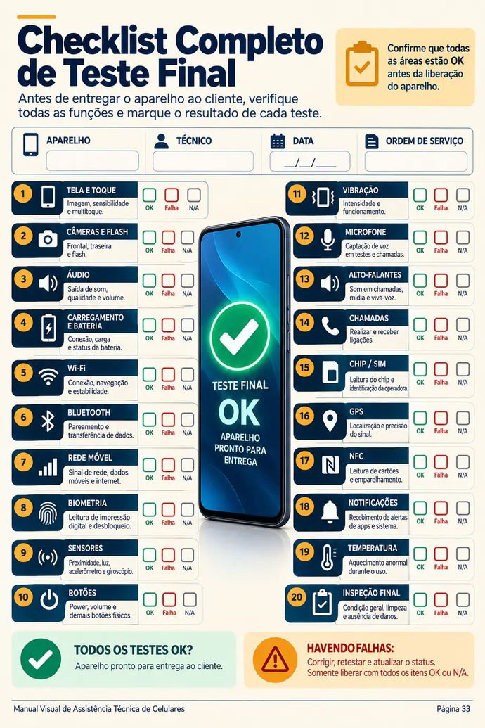 Checklist Completo de Teste Final