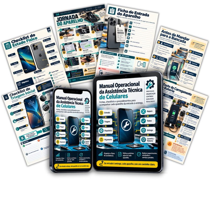 Manual Operacional da Assistência Técnica de Celulares